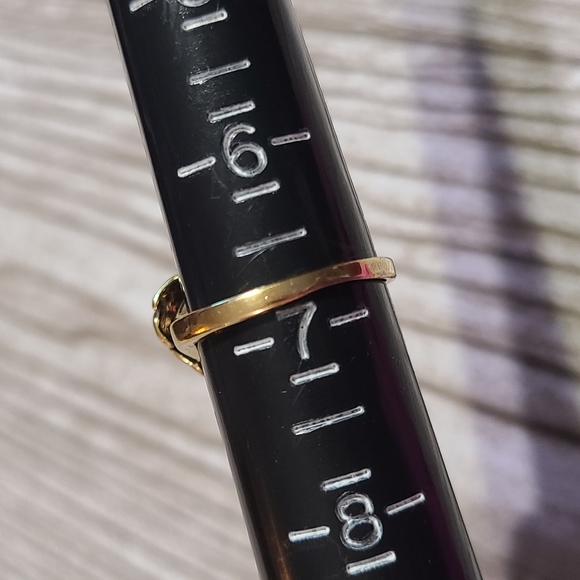 Vintage Rhodolite Two-tone 1ct Oval Cut Size 6.5 Technibond Ring - Picture 6 of 7